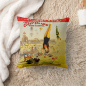 コニーアイランドサイドショーポスター クッション (ブランケット)