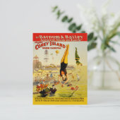 コニーアイランドサイドショーポスター ポストカード (スタンド正面)