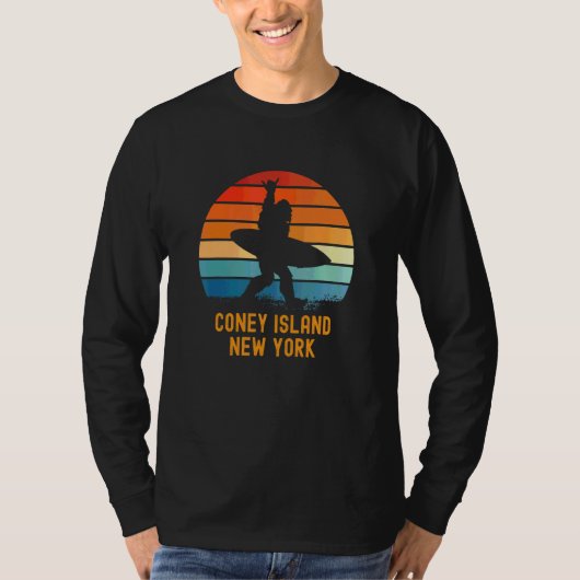 コニーアイランドニューヨークサスカッチ土産1 Tシャツ (正面)