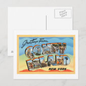 コニーアイランドニューヨークNYヴィンテージ旅行はがき –  ポストカード (正面/裏面)