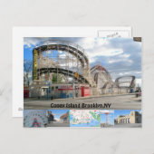 コニーアイランドハガキ ポストカード (正面/裏面)