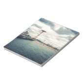 コニーアイランドビーチパノラマ ノートパッド (回転)