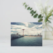 コニーアイランドビーチパノラマ ポストカード (スタンド正面)