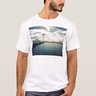 コニーアイランドビーチパノラマ Tシャツ
