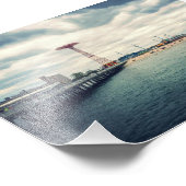 コニーアイランドビーチ フォトプリント            (角)