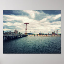 コニーアイランドビーチ ポスター