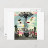 コニーアイランドルーナパークブルックリンny ポストカード (正面/裏面)