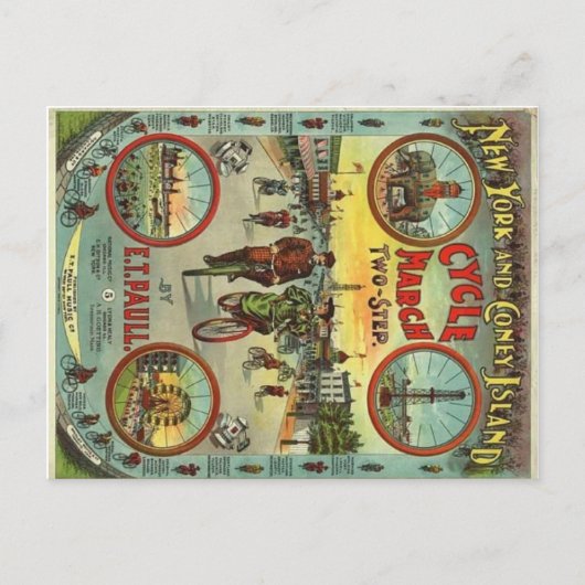 コニーアイランドヴィンテージはがき ポストカード (正面)