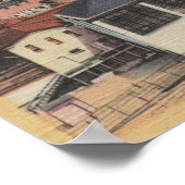 コニーアイランド，ニューヨーク – ボードウォーク，ビーチ ポスター (角)