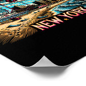 コニーアイランド ニューヨーク 旅行 夏 家族 バケーション ポスター (角)