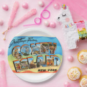 コニーアイランド#2ニューヨークNY古い旅行記念品 ペーパープレート (パーティー)