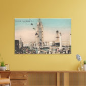 コニーアイランド， NY – ドリームランドライド キャンバスプリント (インサイチュ (リビング))