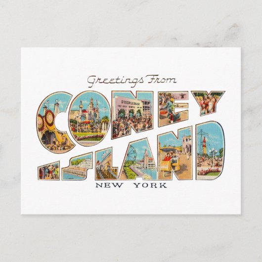 コニーアイランドNY ポストカード (正面)