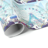 コニーアイランドWonderwheel夏を観覧車 ラッピングペーパー (ロールコーナー)