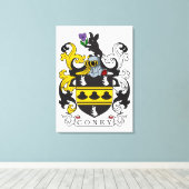 コニー家紋 キャンバスプリント (インサイチュ (ウッドフロア))