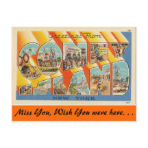 コニー島からの挨拶