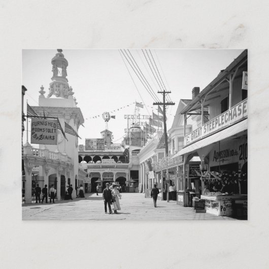 コニ素晴らしー島ボーリー障害競走1903 ポストカード (正面)