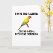 『コヌア・オーナー・ギフト』 カード (黄色い花)