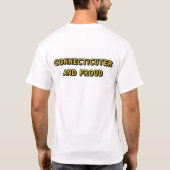 コネクタと誇りを持ったシンプルシャツ Tシャツ (裏面)