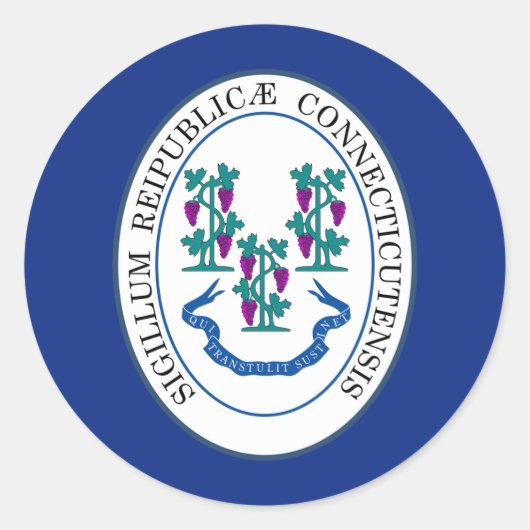 コネクティクタシール、コネチカット ラウンドシール (正面)