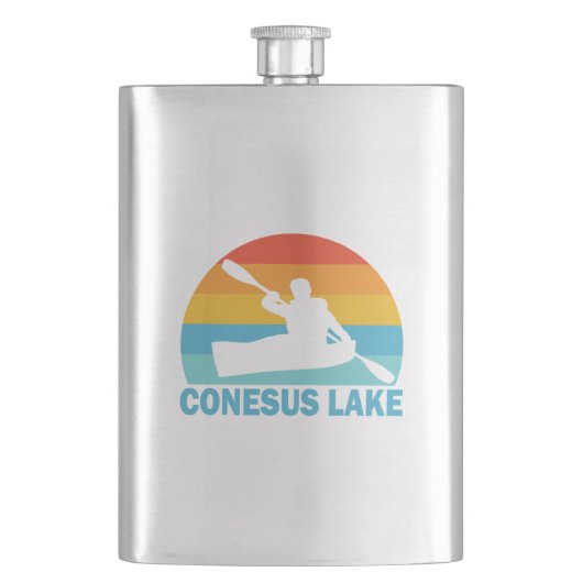 コネサスレイクニューヨークカヤック フラスク (正面)