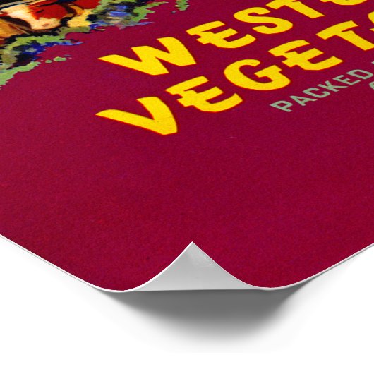 コネストガウェスタン野菜 ポスター (角)