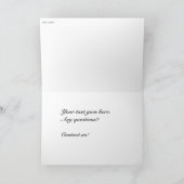 コネチカットからのヴィンテージの挨拶 カード (内部)