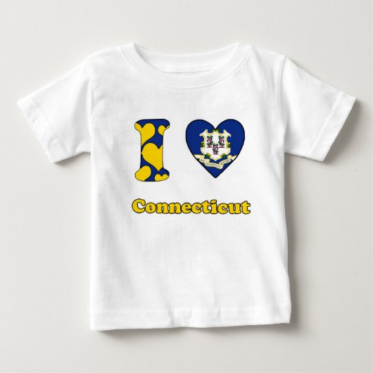 コネチカットが大好き ベビーTシャツ (正面)