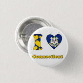 コネチカットが大好き 缶バッジ (正面&裏面)