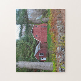 コネチカットのカントリーバーンイン ジグソーパズル