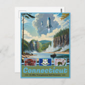 コネチカットのシュレアル・スプレンダー：Keepsake ポストカード (正面/裏面)