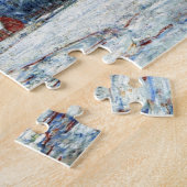 コネチカットの丘の冬(Childe Hasssam) ジグソーパズル (側面)