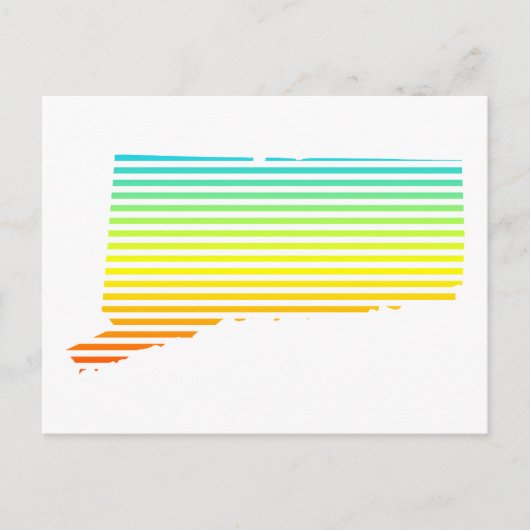 コネチカットの冷え込み ポストカード (正面)