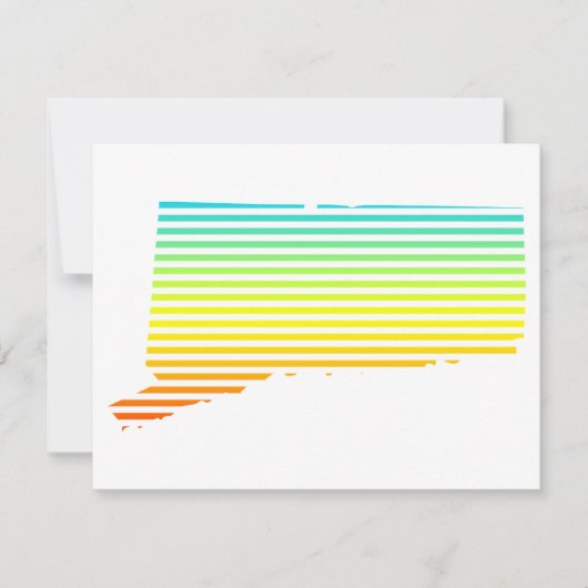 コネチカットの冷え込み 招待状 (正面)