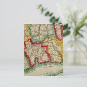 コネチカットの地図 ポストカード (スタンド正面)