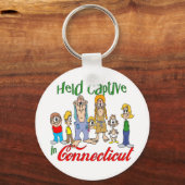 コネチカットの捕虜として捕らえられる キーホルダー (正面)