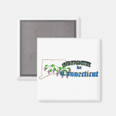 コネチカットの磁石は全て良い マグネット (正面/裏面)