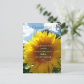 コネチカットひまわり葉書 ポストカード (スタンド正面)