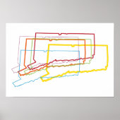 コネチカットぼやけプライド ポスター (正面)