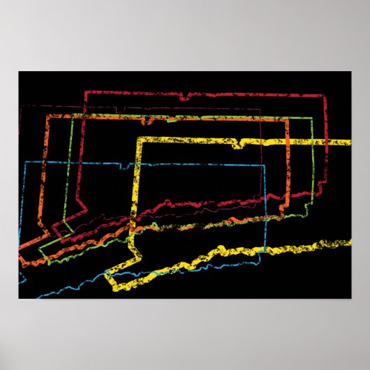 コネチカットぼやけプライド ポスター (正面)