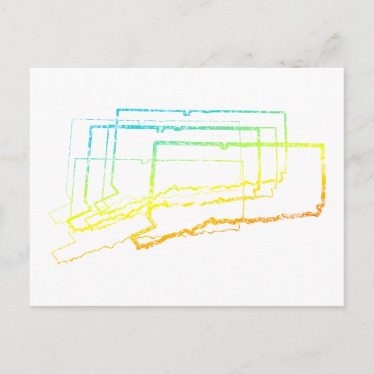 コネチカットぼやけル ポストカード (正面)