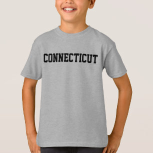 コネチカットジャージーのフォントBlack.png Tシャツ