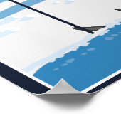 コネチカットスキーヤーアビュービュー ポスター (角)