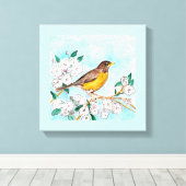 コネチカットフェイクキャンバス印刷 キャンバスプリント (インサイチュ (ウッドフロア))