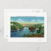 コネチカットフランスののキングブリッジのビュー ポストカード (正面/裏面)