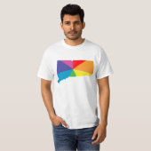 コネチカットプライド。アングルあり。 Tシャツ (正面フル)