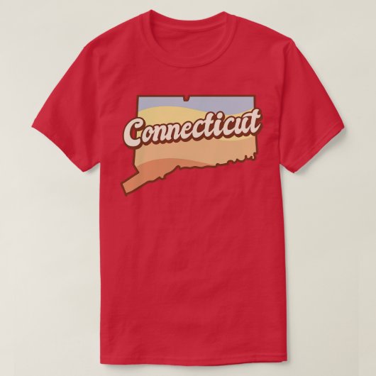 コネチカットレトロ Tシャツ (デザイン正面)