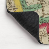 コネチカット地図 マウスパッド (コーナー)