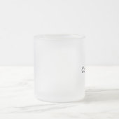 コネチカット大好き フロストグラスマグカップ (中央)