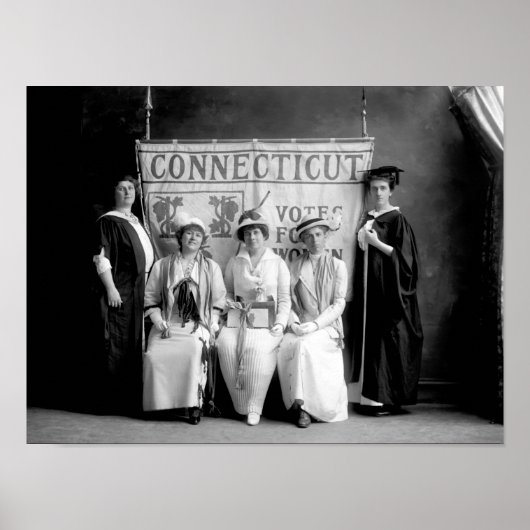 コネチカット女性参政権協会 ポスター (正面)